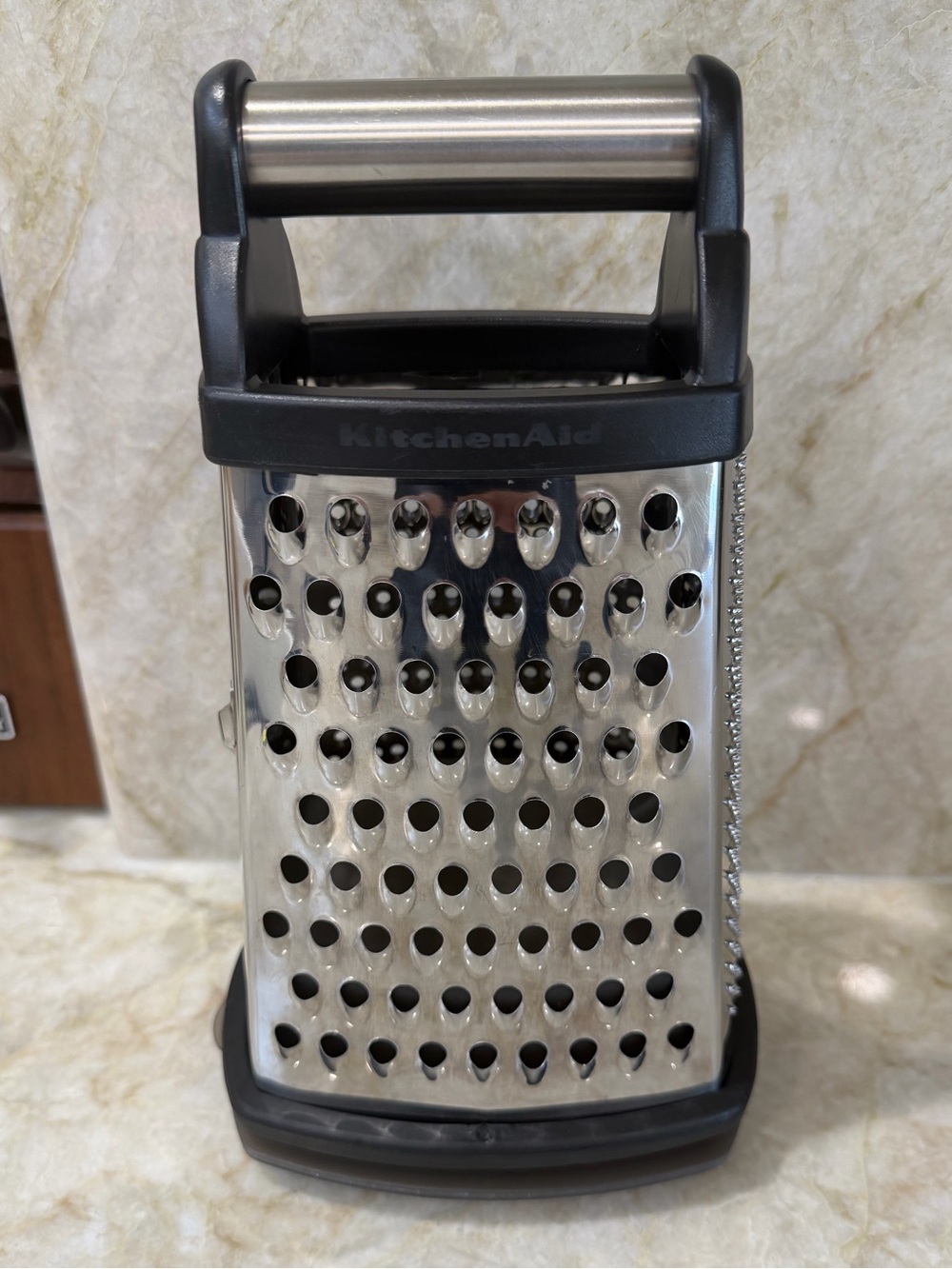 KitchenAid 4-Sided Box Grater & Container Manual Stainless Steel Coarse/Fine